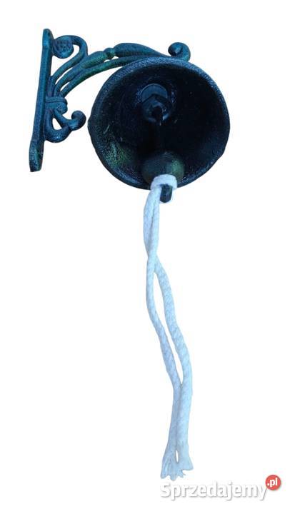 Dzwonek Żeliwny do Drzwi Ogrodu Ozdobny