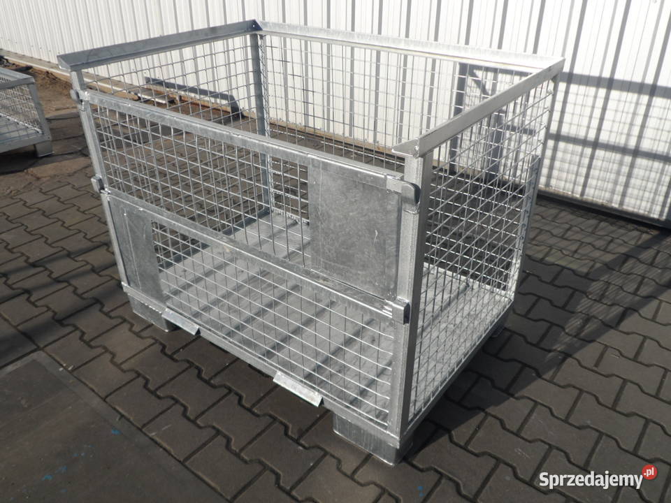 Pojemnik siatkowy ocynk gitterbox paleta Magazynowanie