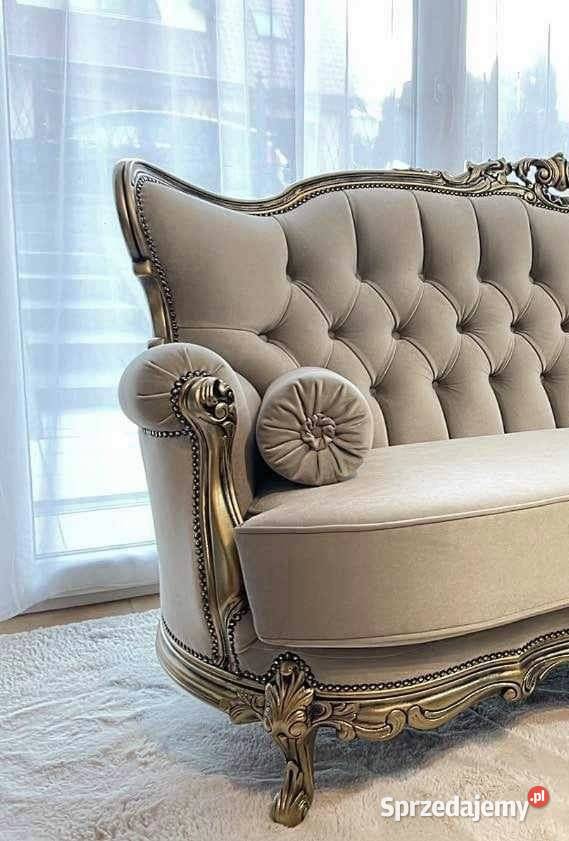 Komplet wypoczynkowy Ludwik sofa fotele Jagodnik