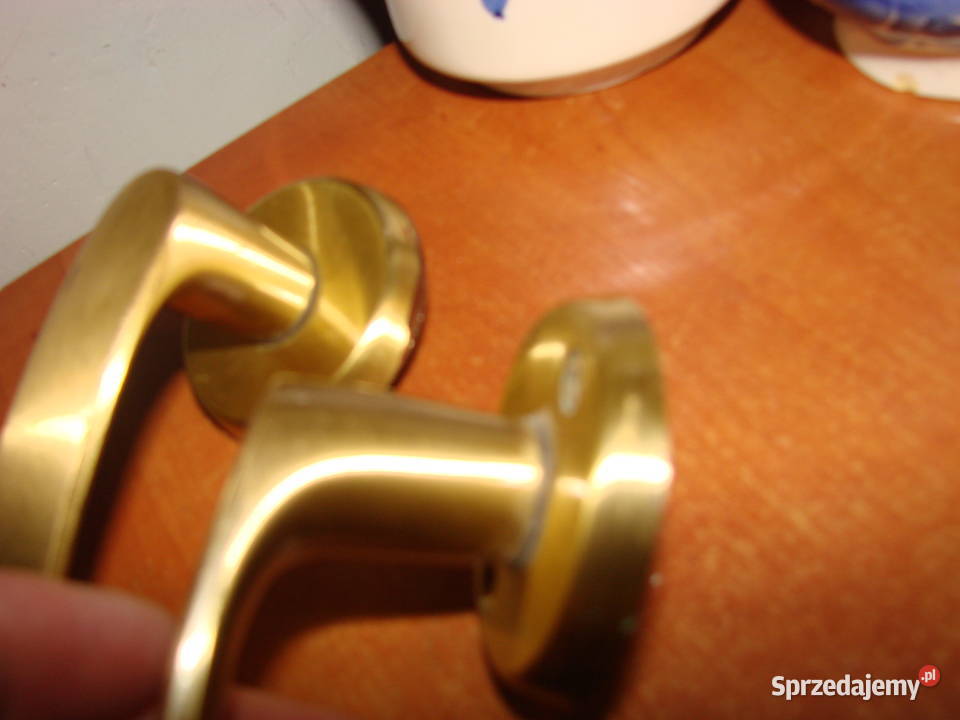 mosiężna klamka do drzwi Pruszcz Gdański sprzedam