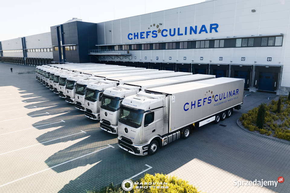 Sesja zdjęciowa floty transportowej Warszawa reklama