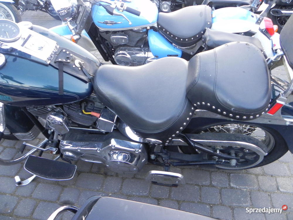 Harley Davidson Heritage Softail 2001 granatowy Harley-Davidson Jedwabne