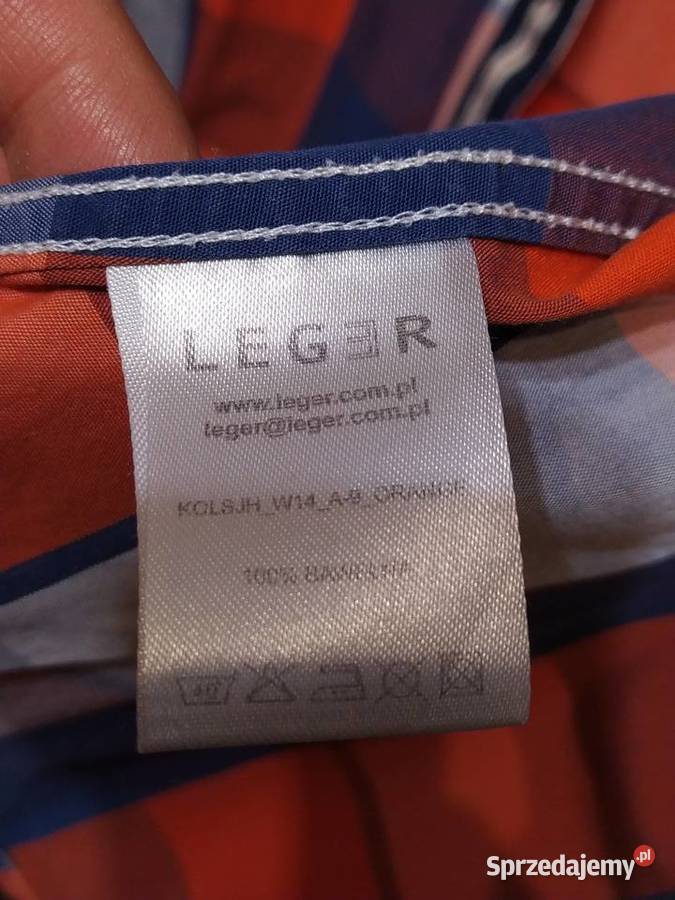 Koszula M Leger bawełniana pomarańczowy Kraków sprzedam