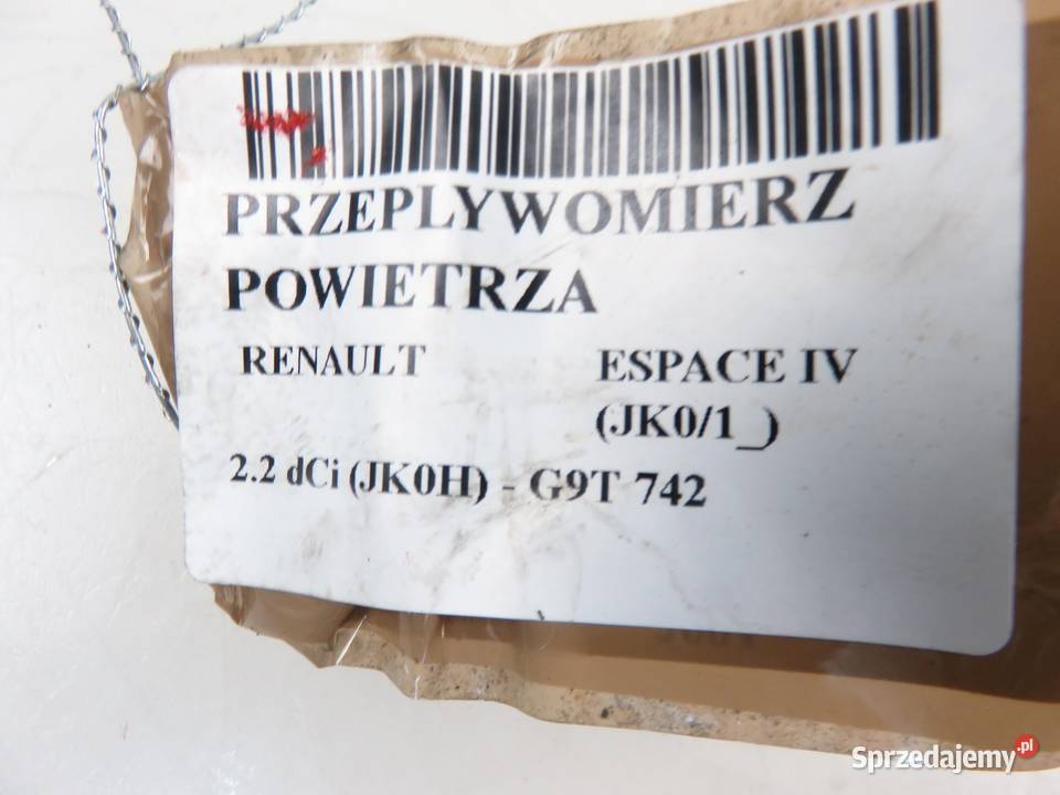 PRZEPŁYWOMIERZ RENAULT ESPACE IV 22 dCi LM1118