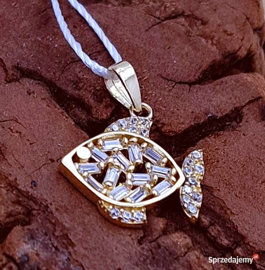 Wisiorek złoty próby 333 Rybka Z537 złote Poznań