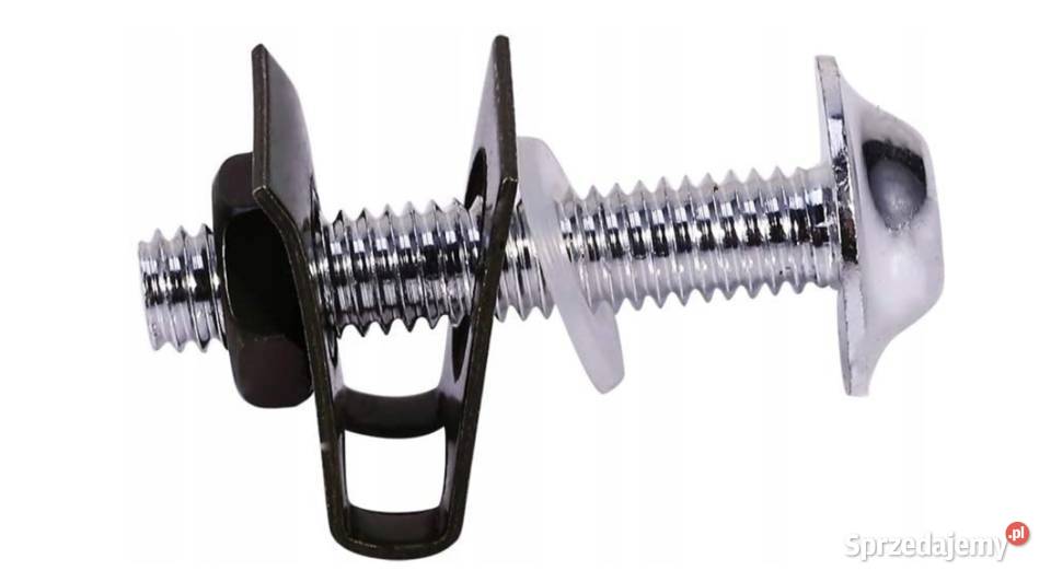 ŚRUBA 10 M6 DO OWIEWKI MOTOCYKLA SREBRNE