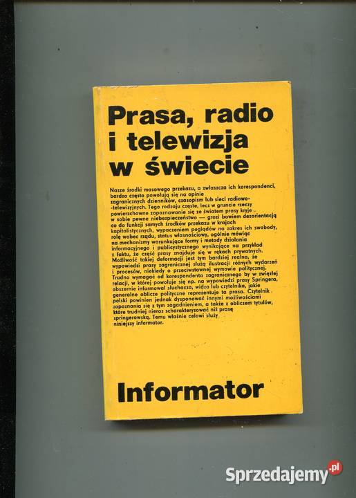 Prasa radio i telewizja w świecie Informator Szczecin