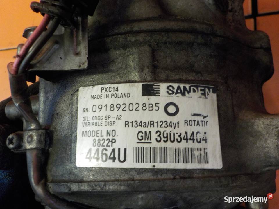 ASTRA K INSIGNIA 16 CDTI 17r 110 B16DTE osobowe Kompresory klimatyzacji Suków