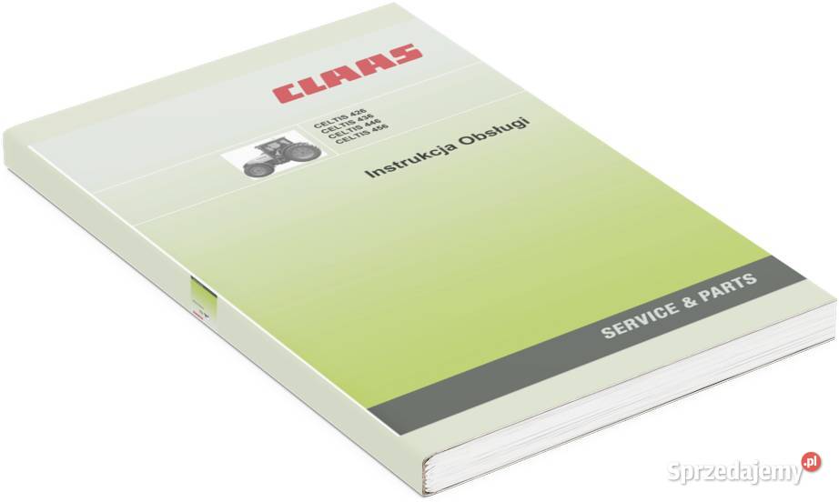 Instrukcja obsługi Claas Mercator katalog napraw Szamotuły