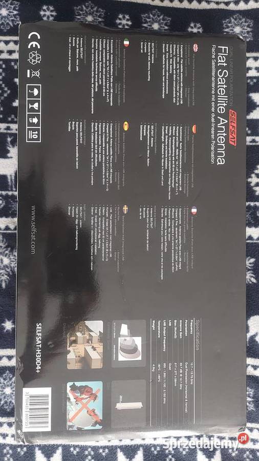 Selfsat h30d4 antena satelitarna nowa Człuchów