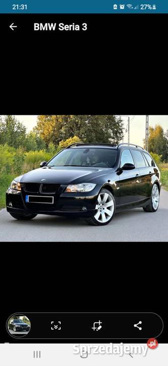 BMW 3 series model e91 na sprzedaz Zarejestrowany w Polsce Seria 3 pomorskie Reda