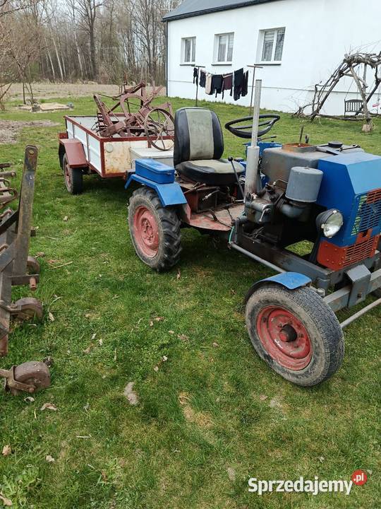 Traktorek Sam Es12 z osprzętem Napęd 2x4