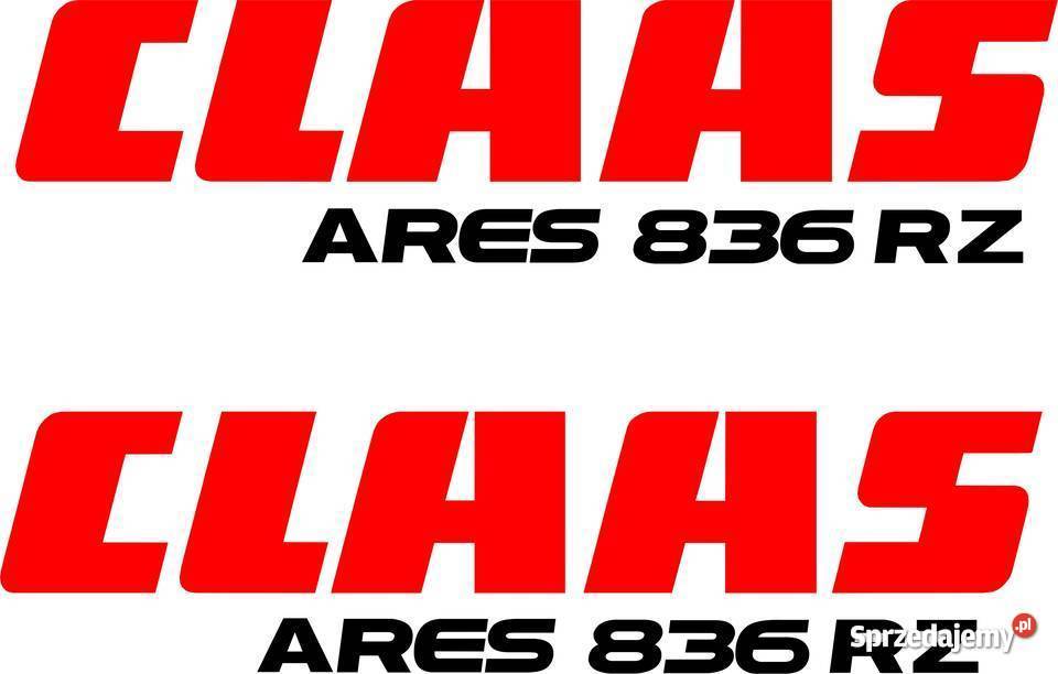 naklejki claas ares 836rz Jeżewo