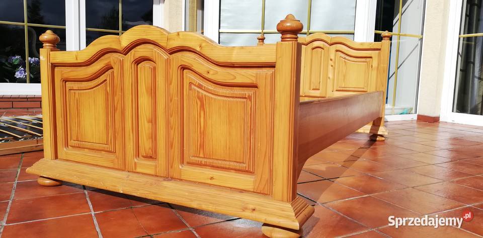 Rama łóżka 100x190 sosnowa drewniana łóżko Garwolin sprzedam