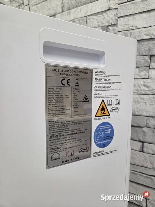 Mobilny klimatyzator wentylator osuszacz na Białystok