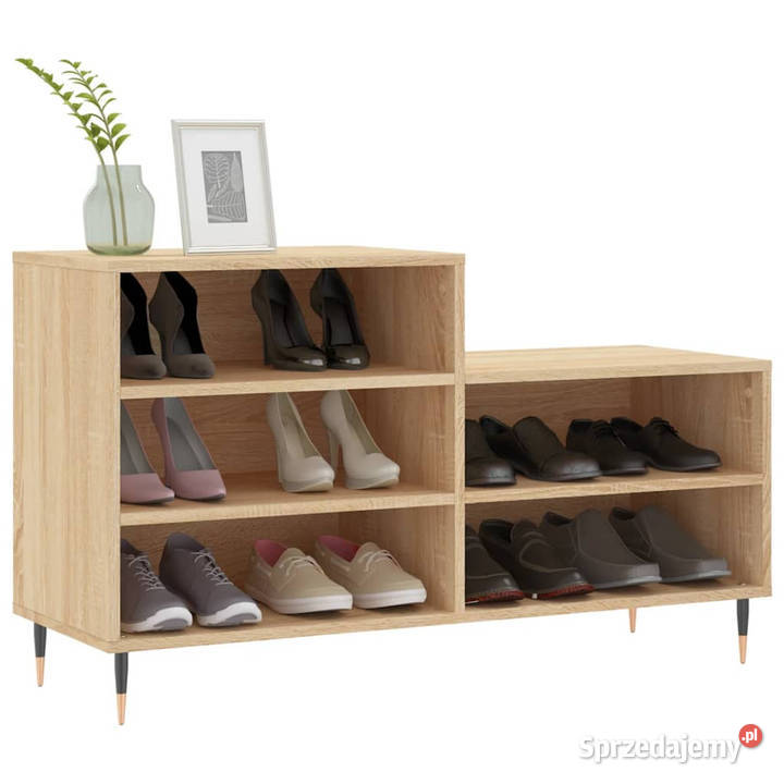 Szafka na buty dąb sonoma 102x36x60 WM831383 Warszawa