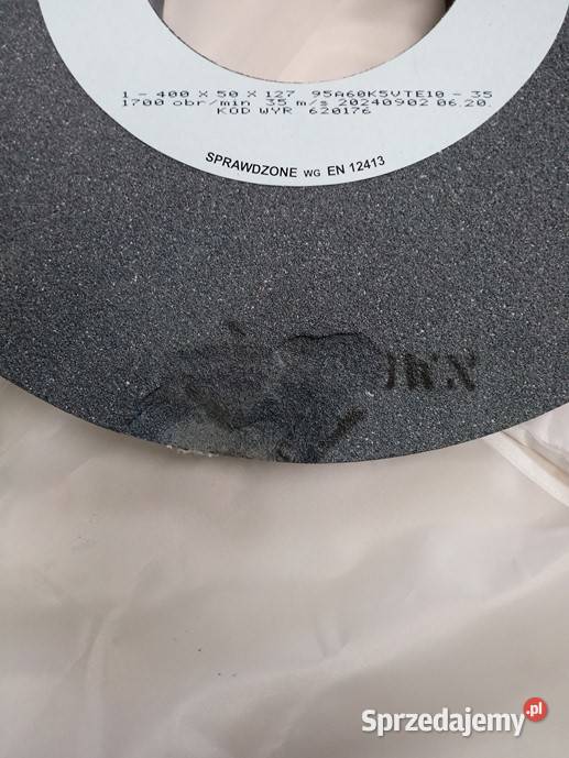 Kamień ścierny 400x50x127 95A 60K Lublin