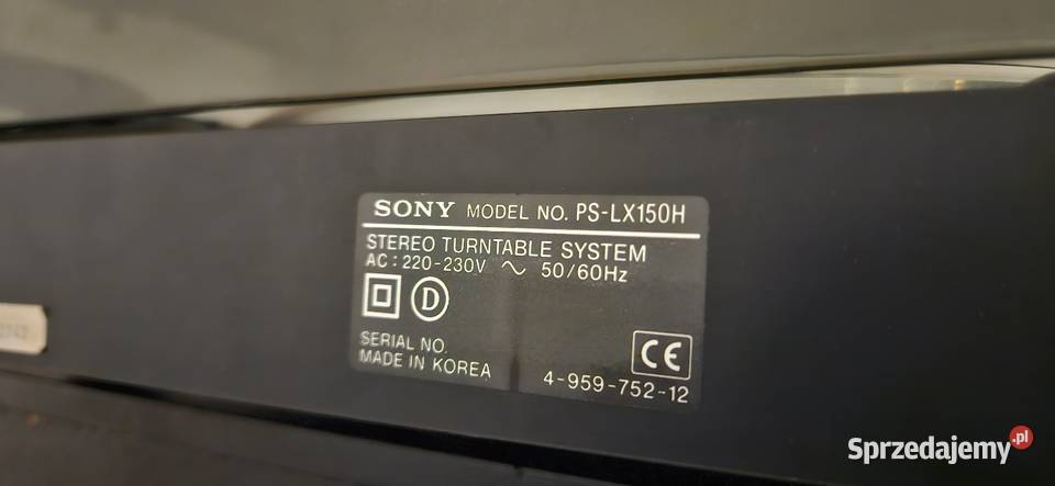 Gramofon SONY LX150H Dosin