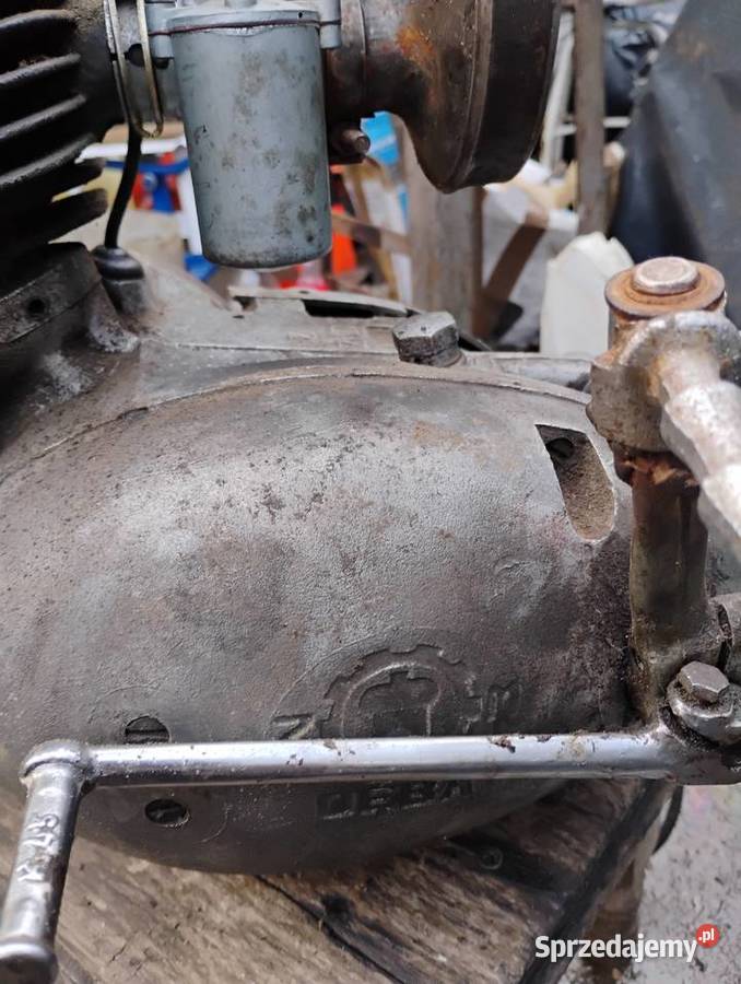 Silnik WSK 125 na chodzie Skomielna Czarna