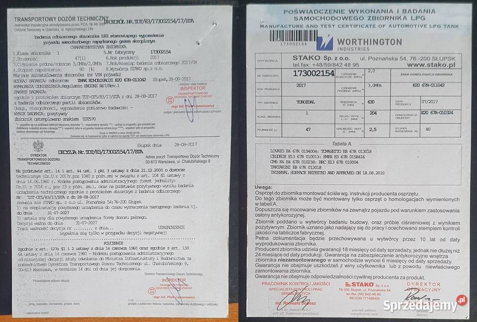 BUTLA LPG GAZ KOŁO ZAPASOWE ZEWNĘTRZNA zbiornik osobowe łódzkie Łódź