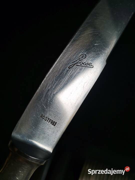 Stare posrebrzane sztućce 4 noże 5 widelców Gowe Siemianowice Śląskie sprzedam