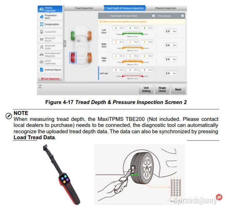 Autel IA900 Zbieżność Adas kalibracja kamera śląskie Bielsko-Biała