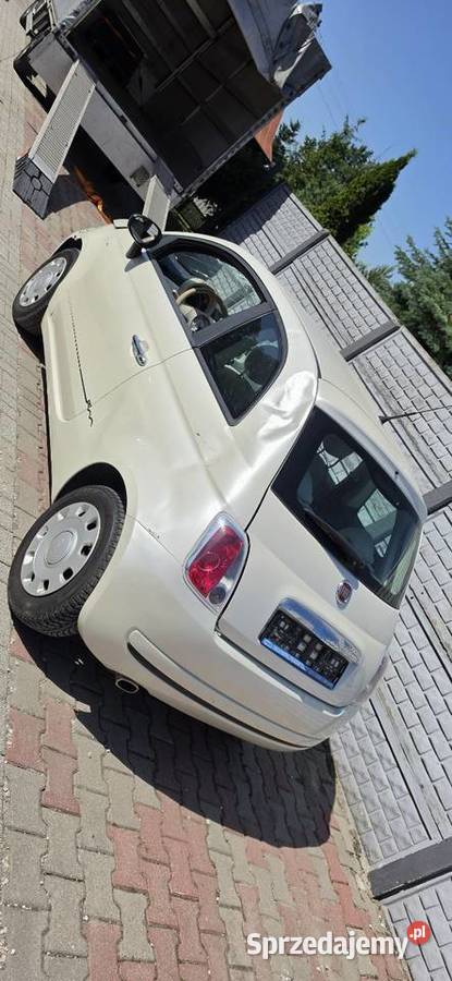 Fiat 500 12B 2009 270A uszkodzony Krasnystaw sprzedam