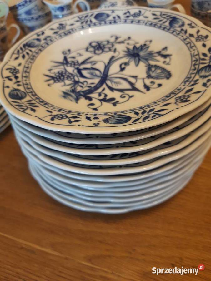 Porcelana marki Triptis Porzellan serwis Porcelana i szkło Morąg