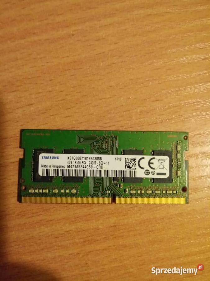 Pamięć Ram do laptopa 4GB SAMSUNG ddr4 2133MHz mazowieckie