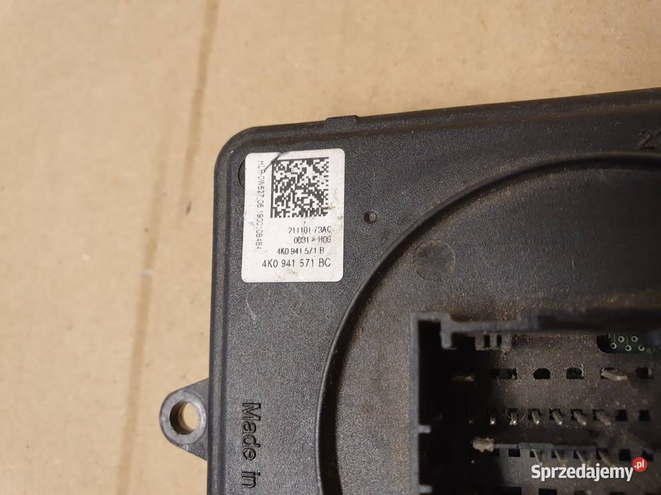 AUDI MODUŁ PRZETWORNICA 4K0941571BC osobowe Oświetlenie