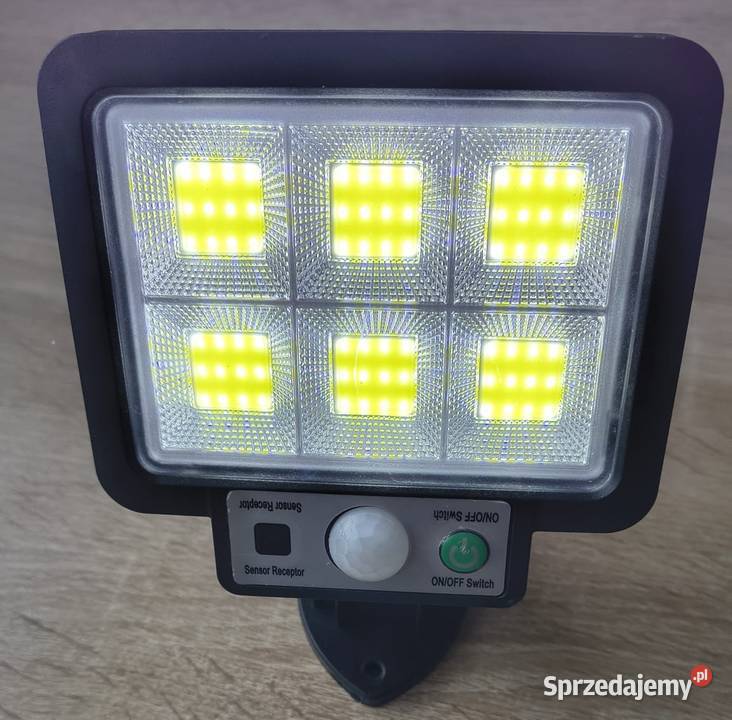 Lampa solarna z czujnikiem ruchu i zmierzchu