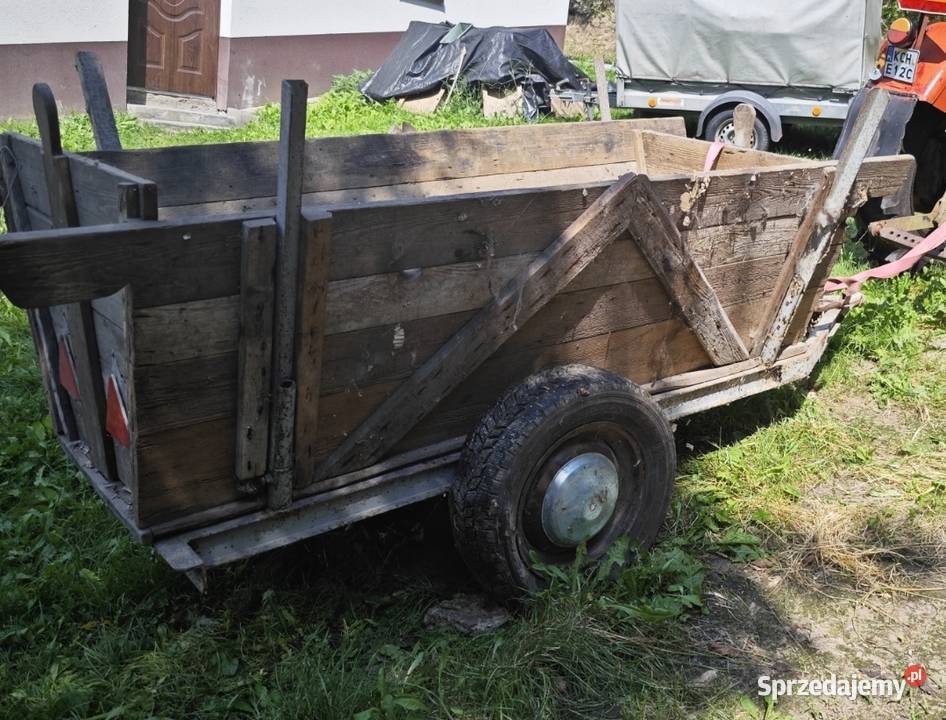 Przyczepka do traktorka wóz przyczepka nieuszkodzony małopolskie Regulice