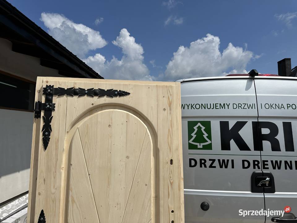 Drzwi wejściowe zewnętrzne RĘKI GÓRALSKIE MONTAŻ Bielsko-Biała sprzedam