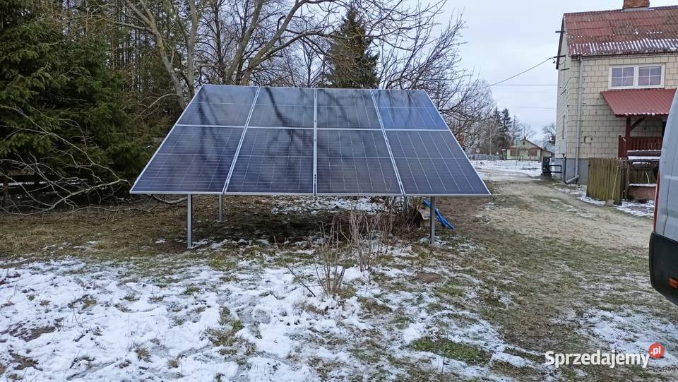 Fotowoltaika grunt 10kW zestaw montażem Pozostałe Sieradz