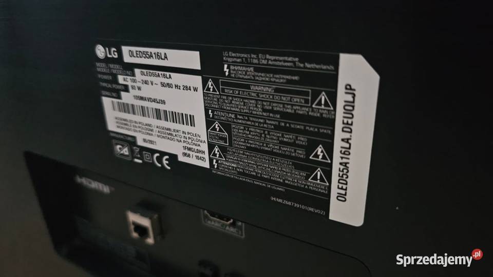 LG 55 4K OLED TV 2021 Telewizory