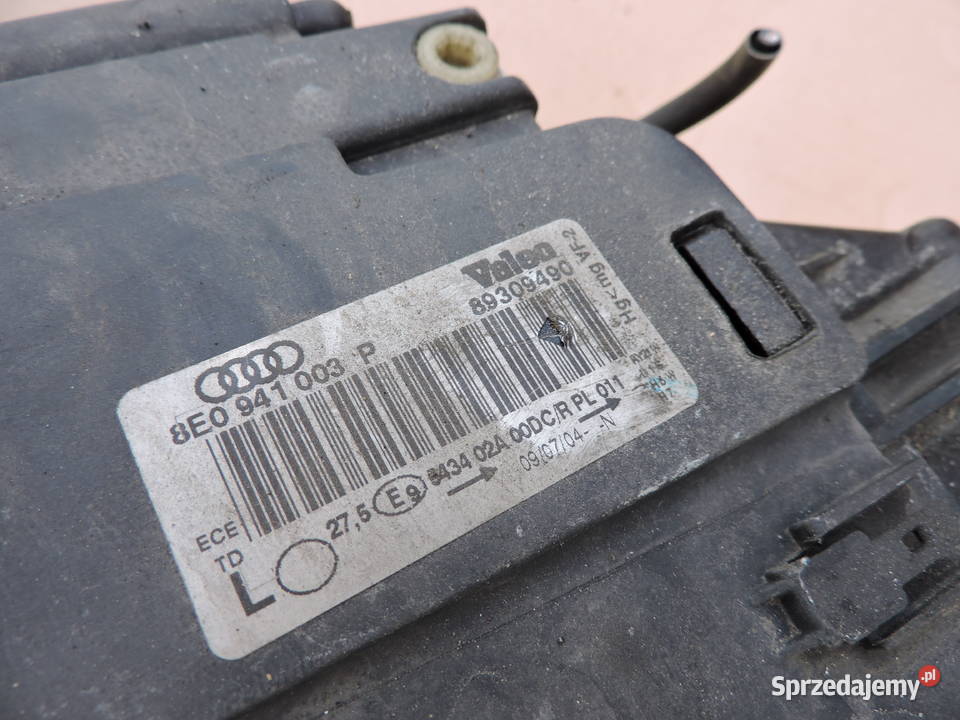 Lampy przód Audi A4 B6 Bixenon Części samochodowe Myszków