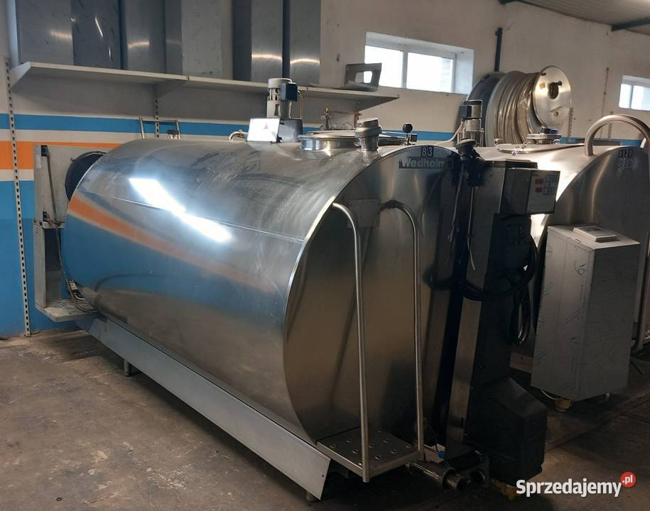 Schladzalnik do mleka 2500L Zbiornik na mleko Ostrołęka