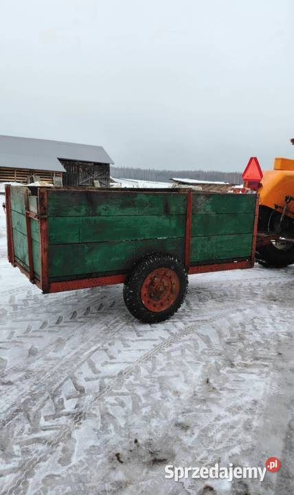 Dwukółka dwukołówka przyczepa kołówka klatka lubelskie Biłgoraj