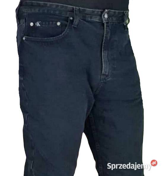 Męskie jeansy Calvin Klein Jeans Regular czarny Tarnowskie Góry