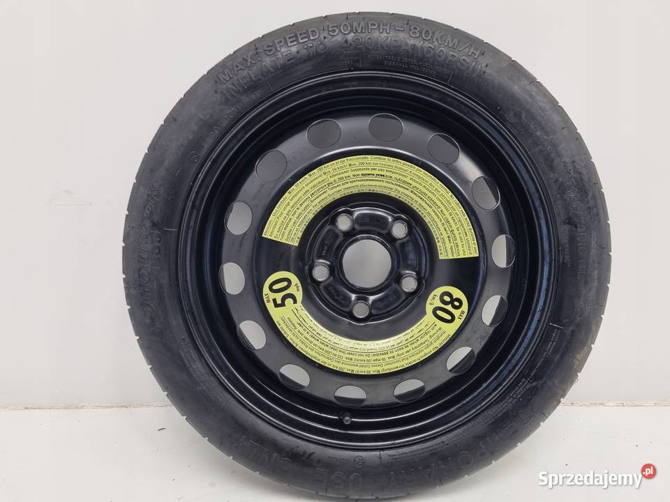 KOŁO DOJAZDOWE Audi Seat Vw Golf VI 12570 R16 Samochodowe Chełm