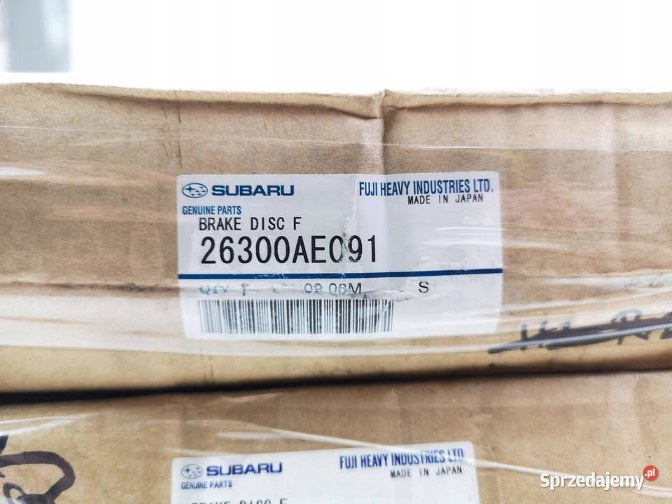 TARCZE HAMULCOWE PRZÓD SUBARU IMPREZA 16 20 ORI