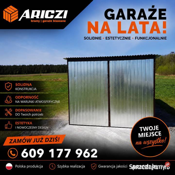 MEGAOKAZJA 3x5 Schowek magazynek blaszak garaz Warszawa