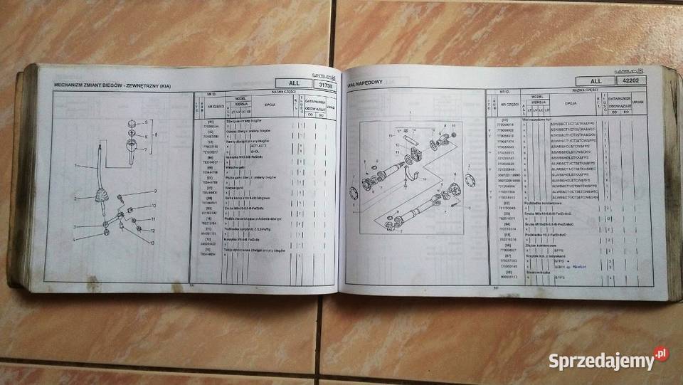 Daewoo Katalog części Lublin3 2,9t 3,2t 3,5t wydane 2000