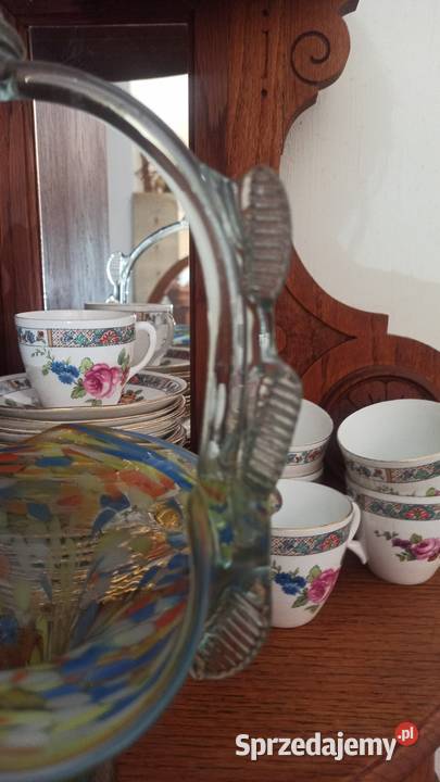 Koszyczek Szklany Typowe lat 6070 Szklane wyroby Gdańsk