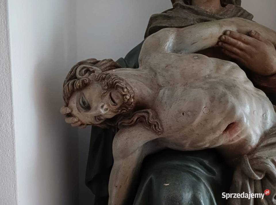 Pieta 1720 r drewno Kraków