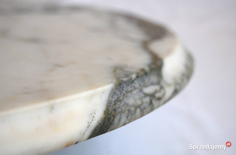 Blat marmurowy okrągły do stolika kawowego 60 2cm