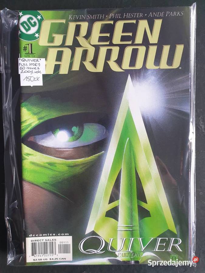 Green Arrow Quiver zestaw 10 komiksów DC USA Komiksy pomorskie Gdynia