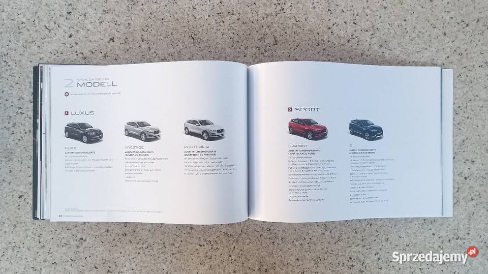JAGUAR Fpace Prospekt miękka Bytom