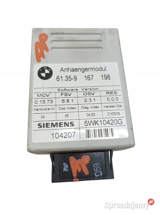 MODUŁ HAKA 9167198 Bmw X5 II 20062013 E70 świętokrzyskie