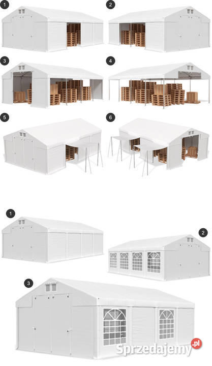 5x10m Namiot magazynowy solidny przemysłowy Kraków